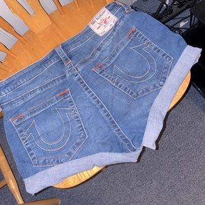 True Religion Jean shorts